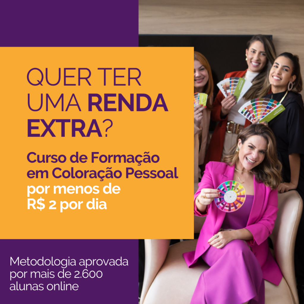 Curso coloração pessoal renda extra